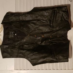 Italian Stone Leather Vest